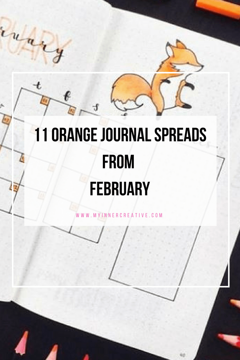 Top 11 Orange Bullet Journals this week! My Inner Creative