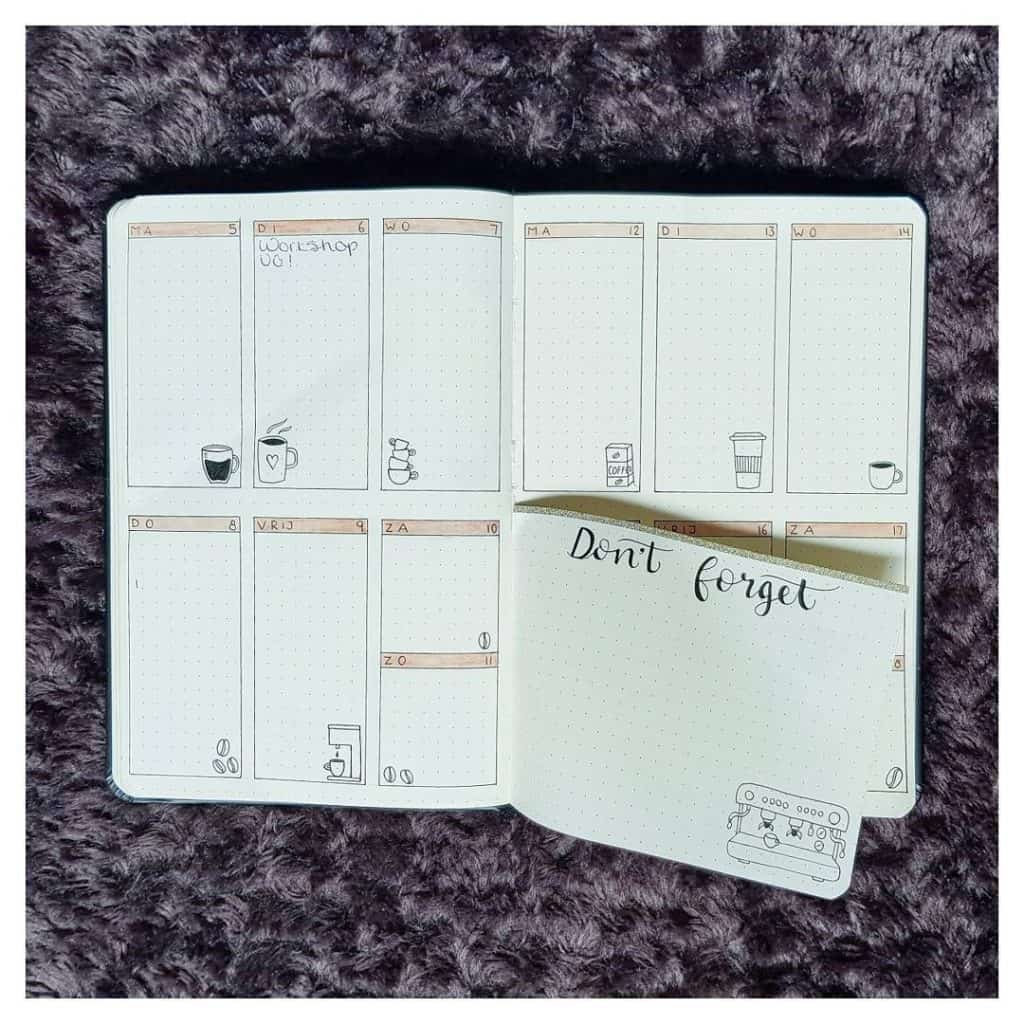 Keeping your privates private - Dutch Doors in your Bullet journal