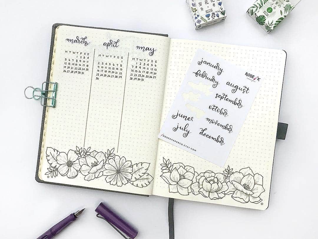 Top 10 Minimal Posts from this week! Minimal BuJo Ideas for those that ...