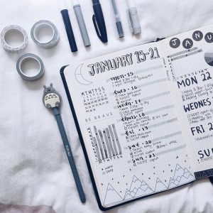 Top 10 black bullet journal layout ideas! | My Inner Creative