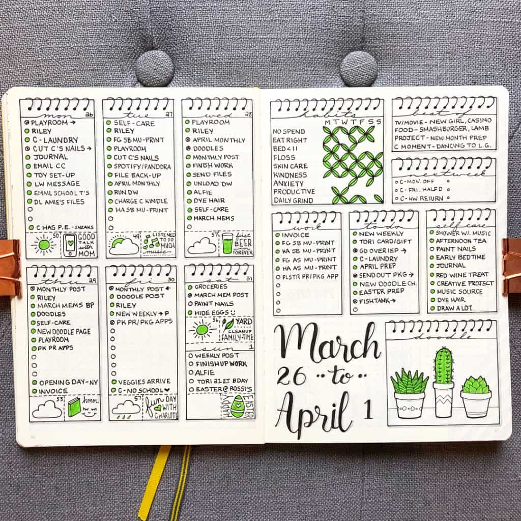 Interview Nicole plans that blossom bullet journal