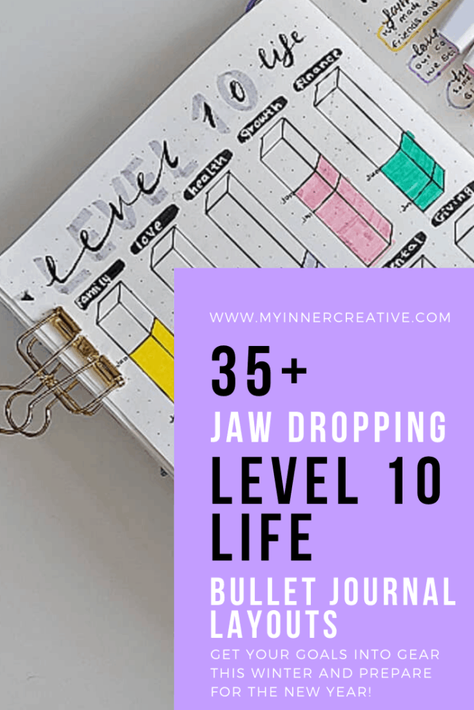 Level 10 Life bullet journal