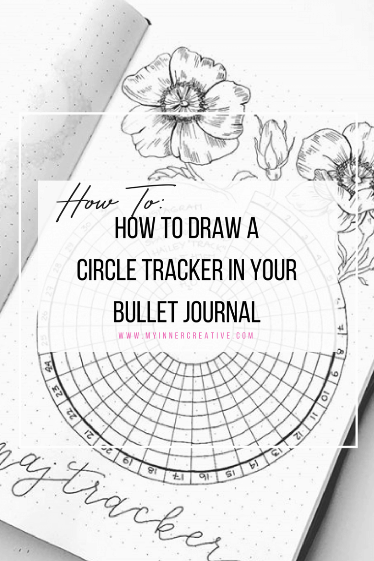 How to draw a bullet journal circle habit tracker