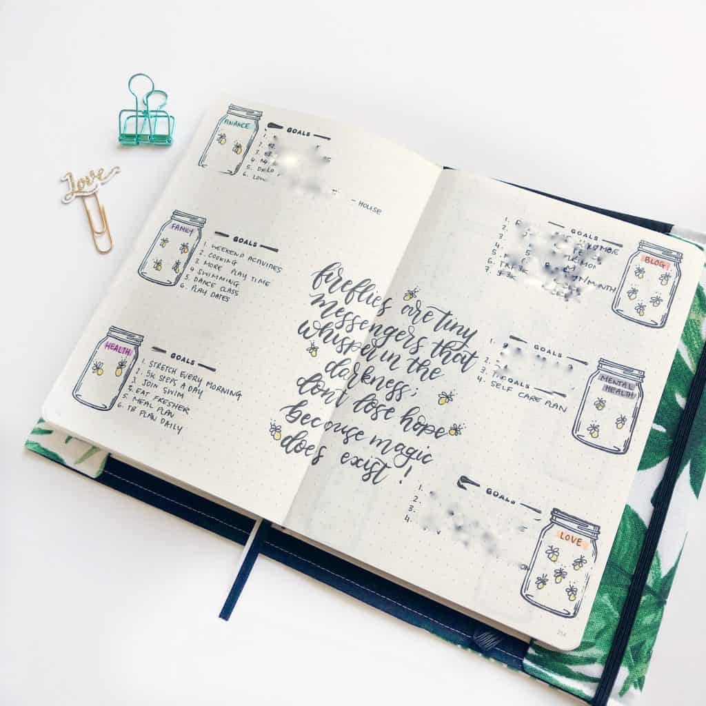 My new circle drawing tool plus setting up Level 10 life and goals spreads  in my bullet journal – Keeping it creative