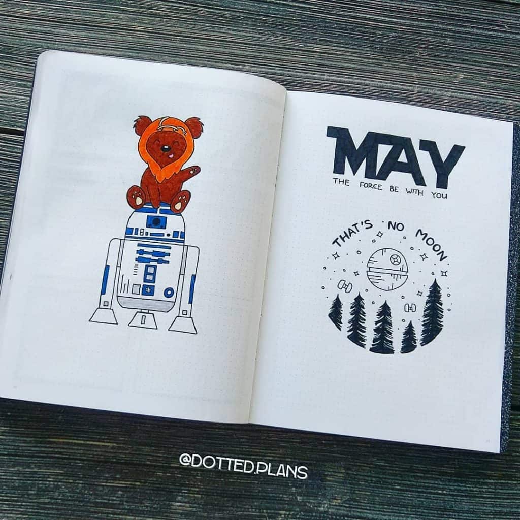 27+ Amazing Star Wars bullet journal spreads | My Inner Creative