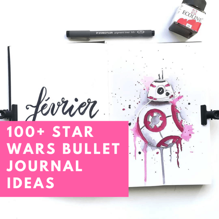 65+ Amazing Star Wars bullet journal theme ideas