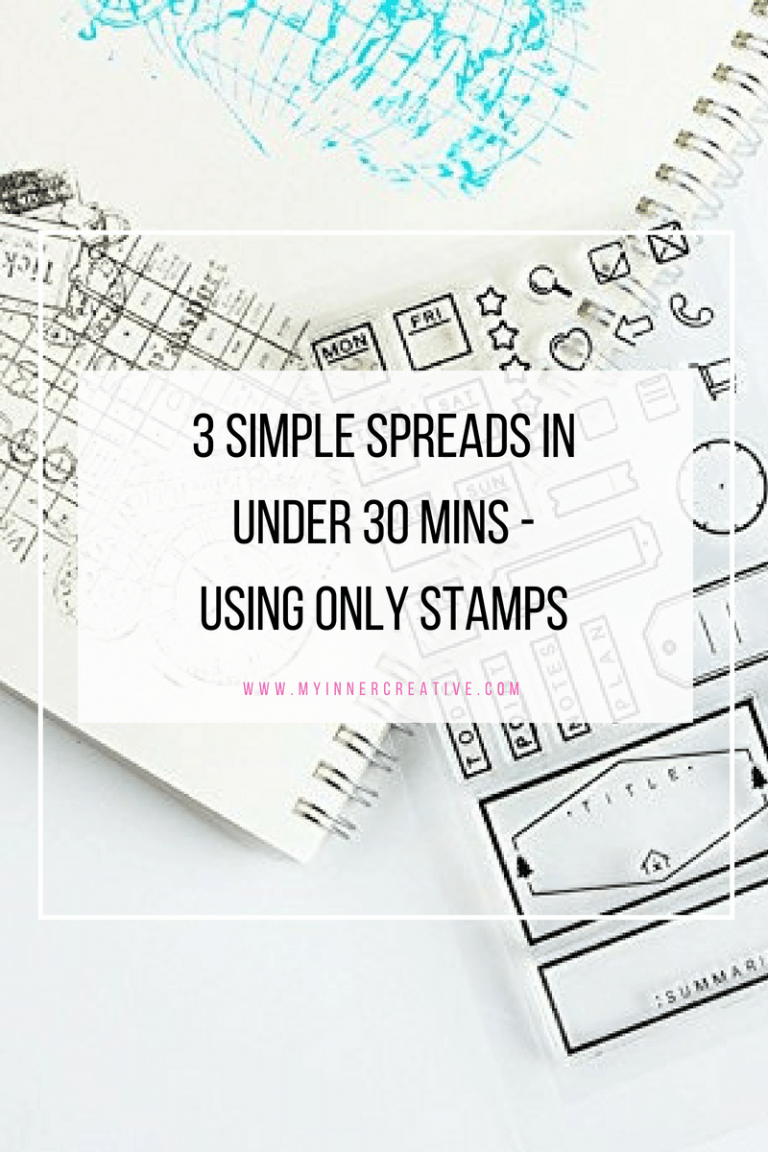 Creating a simple spread using only stamps