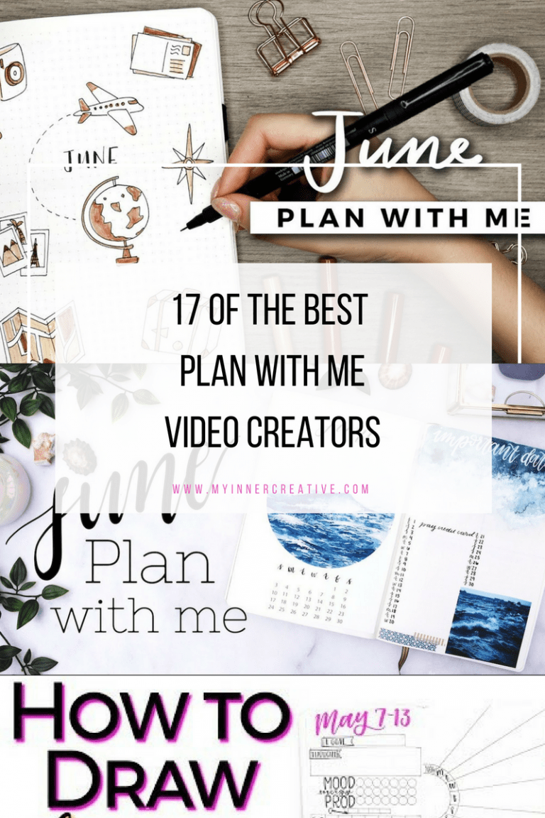 17 of the Best “Plan with me” video creators as voted by you!