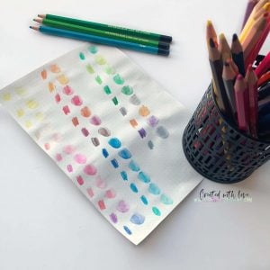 best watercolor pencils bullet journal