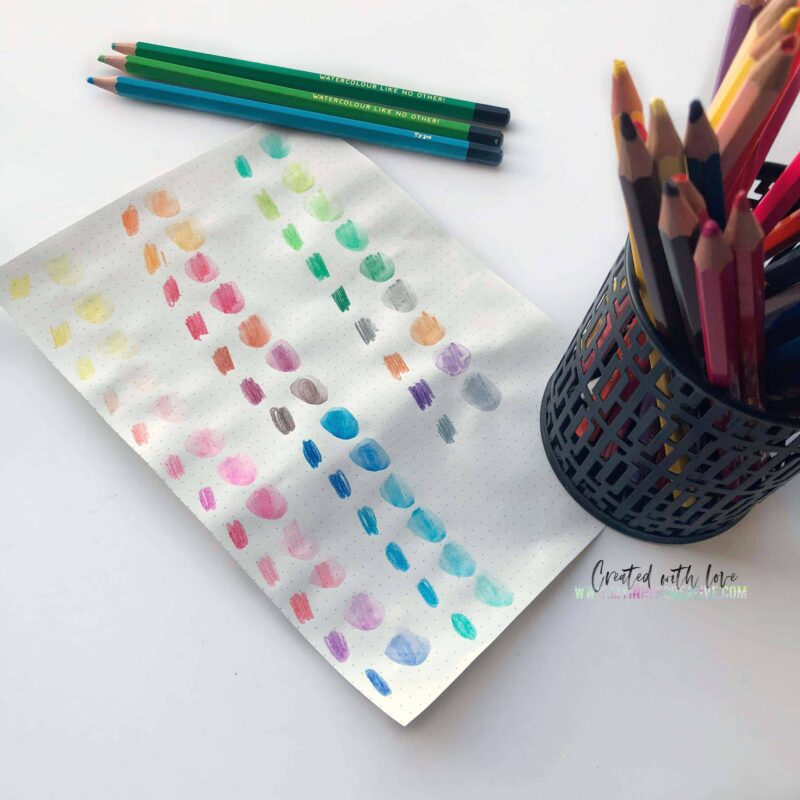 Best Watercolor Pencils to use in your Bullet Journal | My Inner Creative