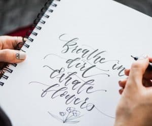 hand lettering book