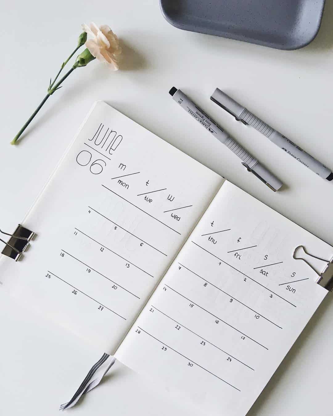 minimalist bullet journal minimalist bullet journal