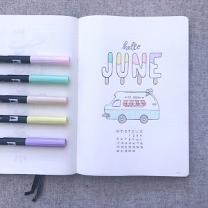 50+ Delicious Ice Cream Bullet Journal ideas | My Inner Creative