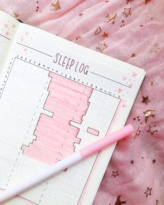 20 Sleep Trackers in your bullet journal for better sleep habits | My ...