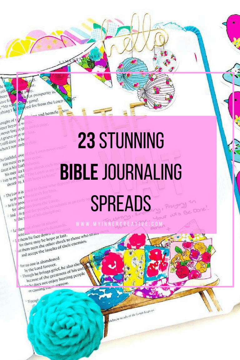 23 absolutely gorgeous bible journaling ideas