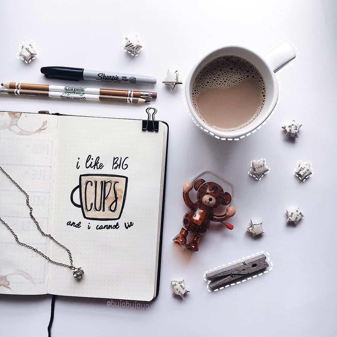 27 Thirst-Quenching Coffee bullet journal layout spread ideas | My ...