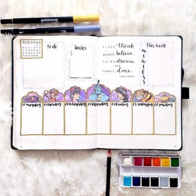 37 Imagination Inspiring Disney Bullet Journal Spreads | My Inner Creative