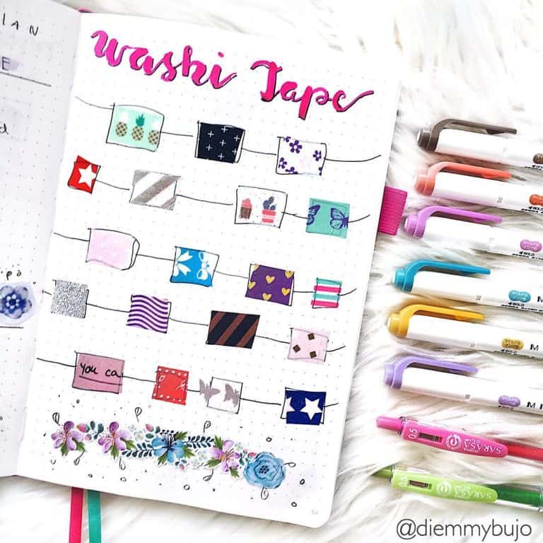 cute & clever washi tape swatches