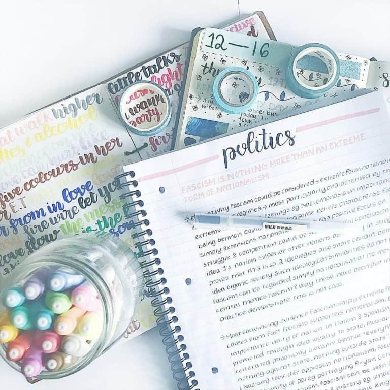 studyblr studygram study bullet journal