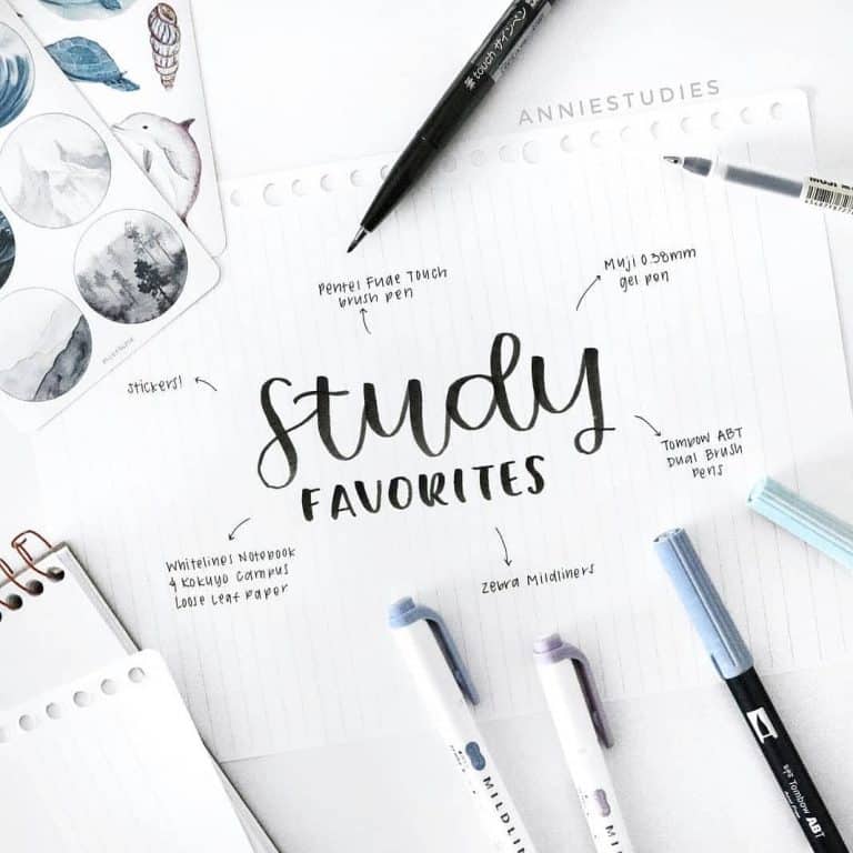 studyblr studygram study bullet journal