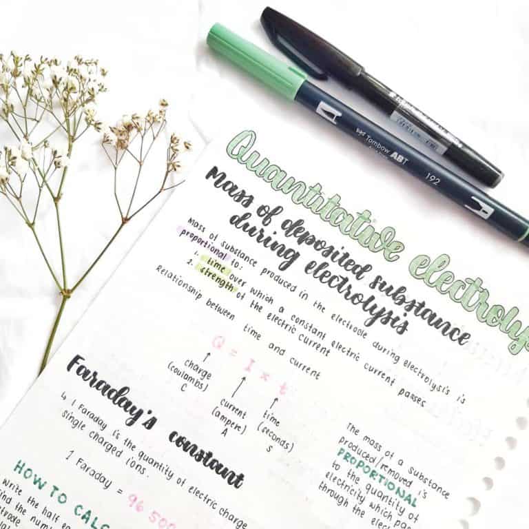 studyblr studygram study bullet journal