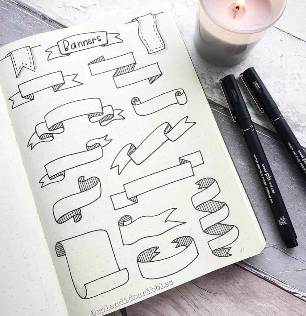 60+ amazing doodle "How to's" for your bullet journal My Inner Creative