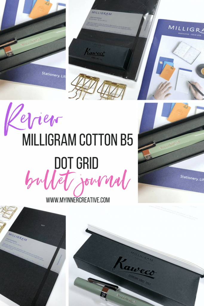 Milligram Cotton B5 Dot Grid Bullet Journal review