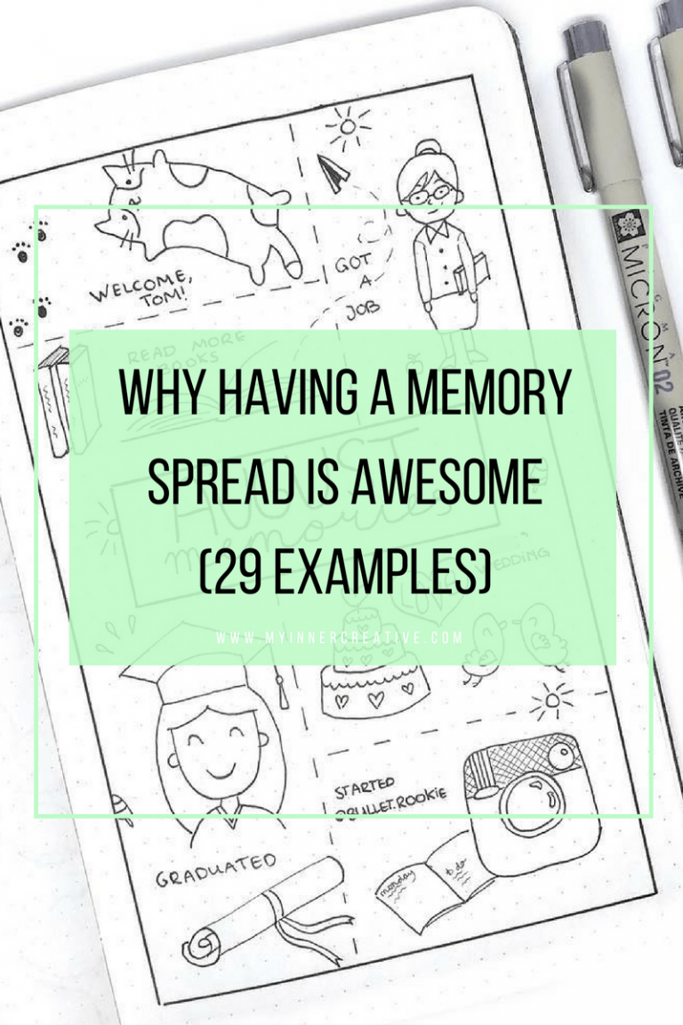 Why having a memory spread in your bullet journal is awesome (29 Examples)