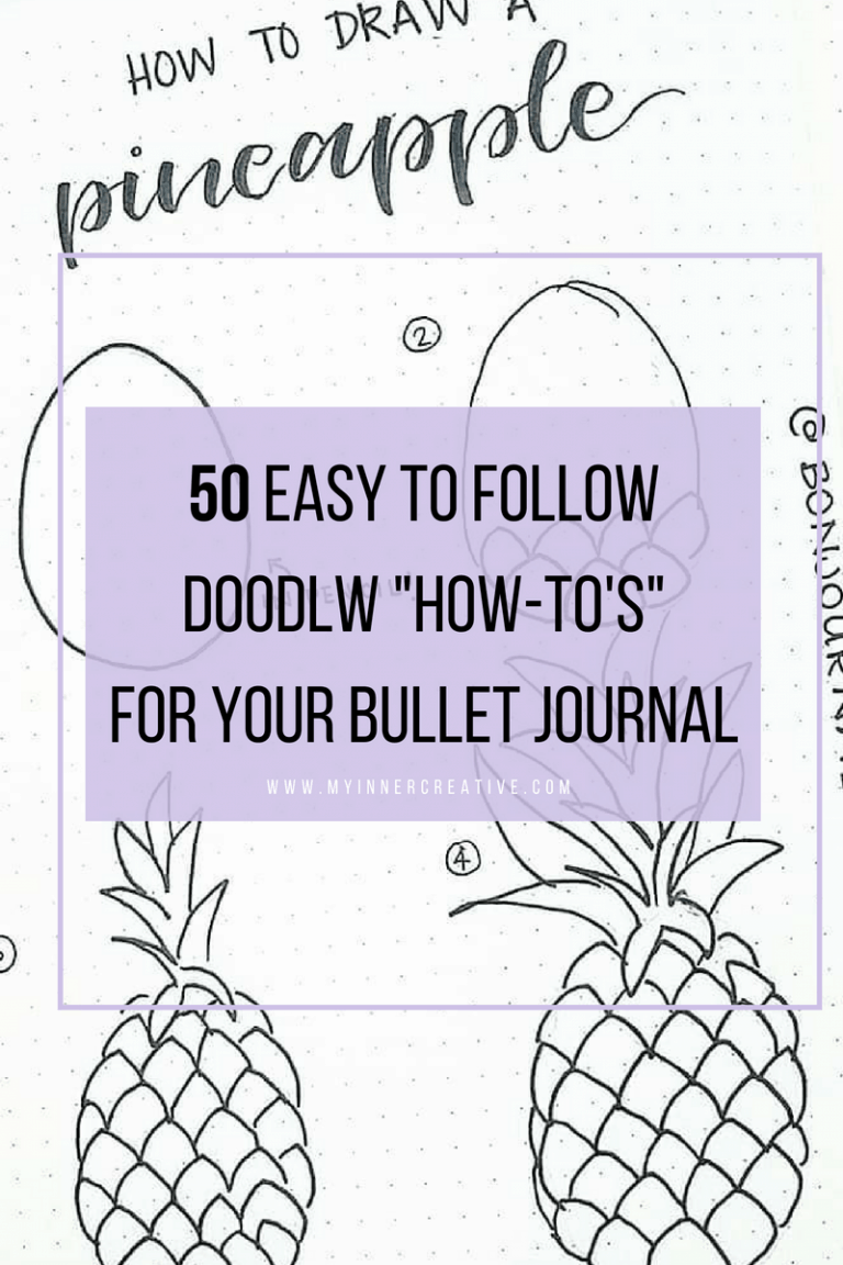 60+ amazing doodle “How to’s” for your bullet journal
