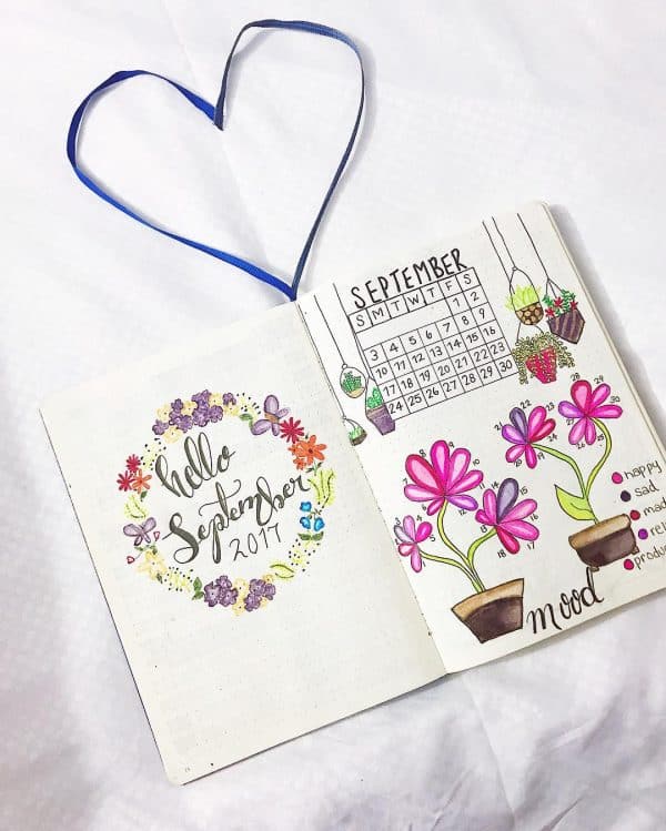 61+ Superb September Bullet Journal Layouts To Inspire You