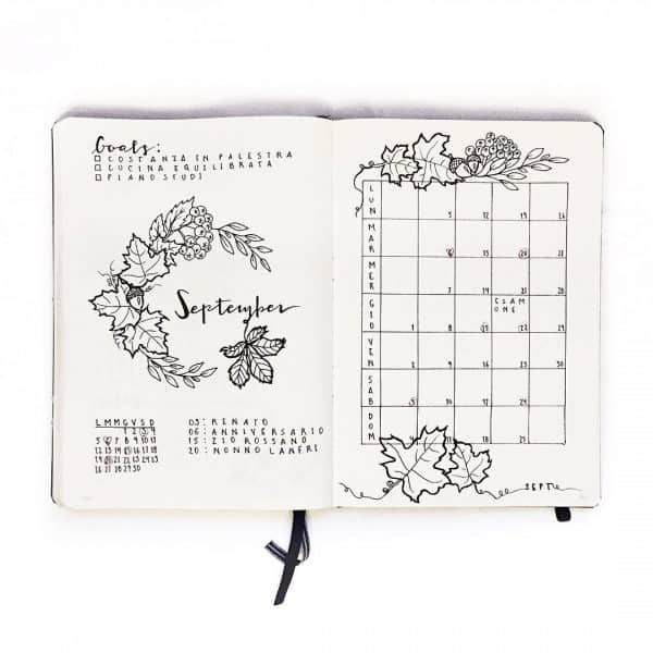 61+ Superb September Bullet Journal Layouts To Inspire You