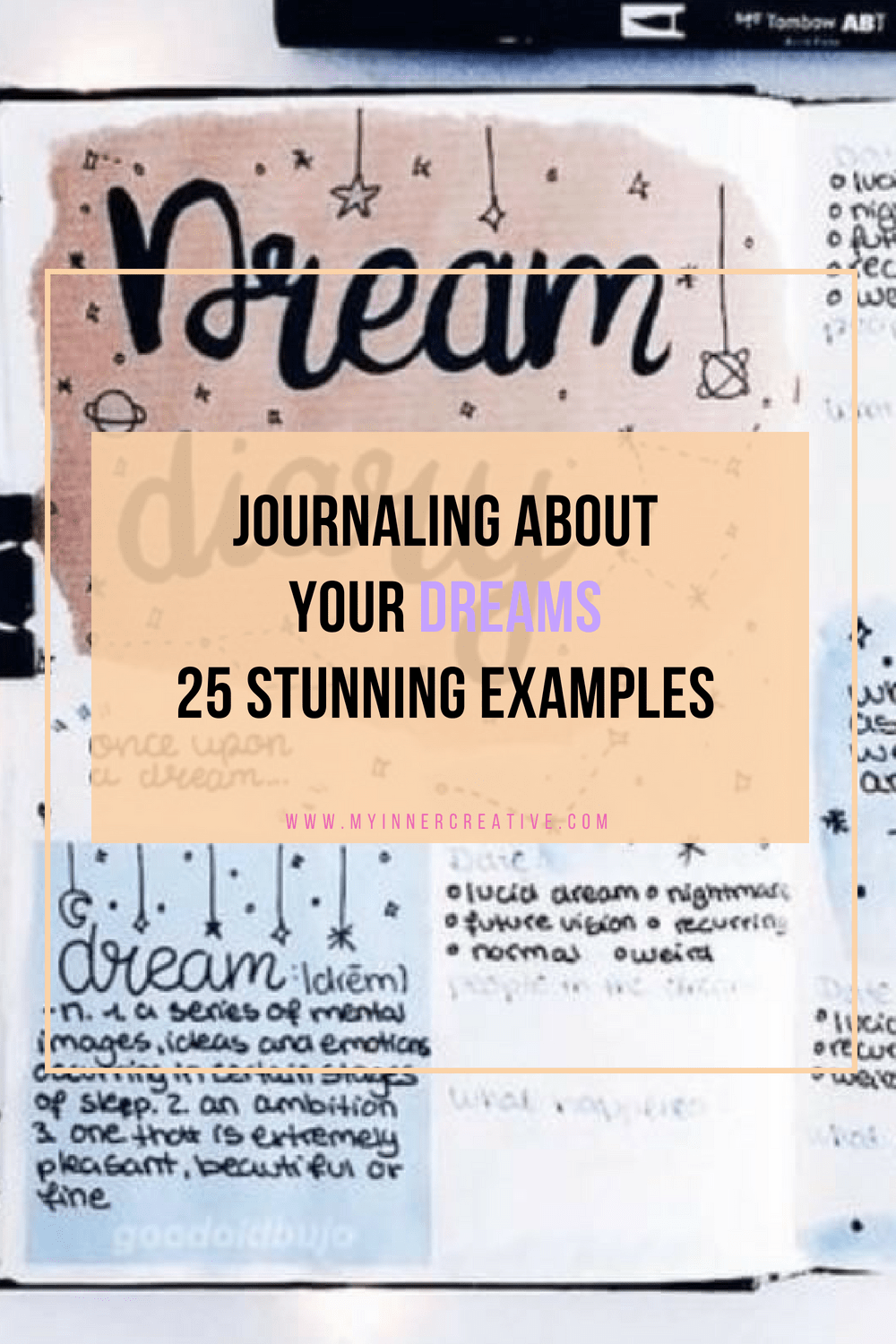 Tracking Your Dreams In Your Bullet Journal 25 Examples My Inner Creative