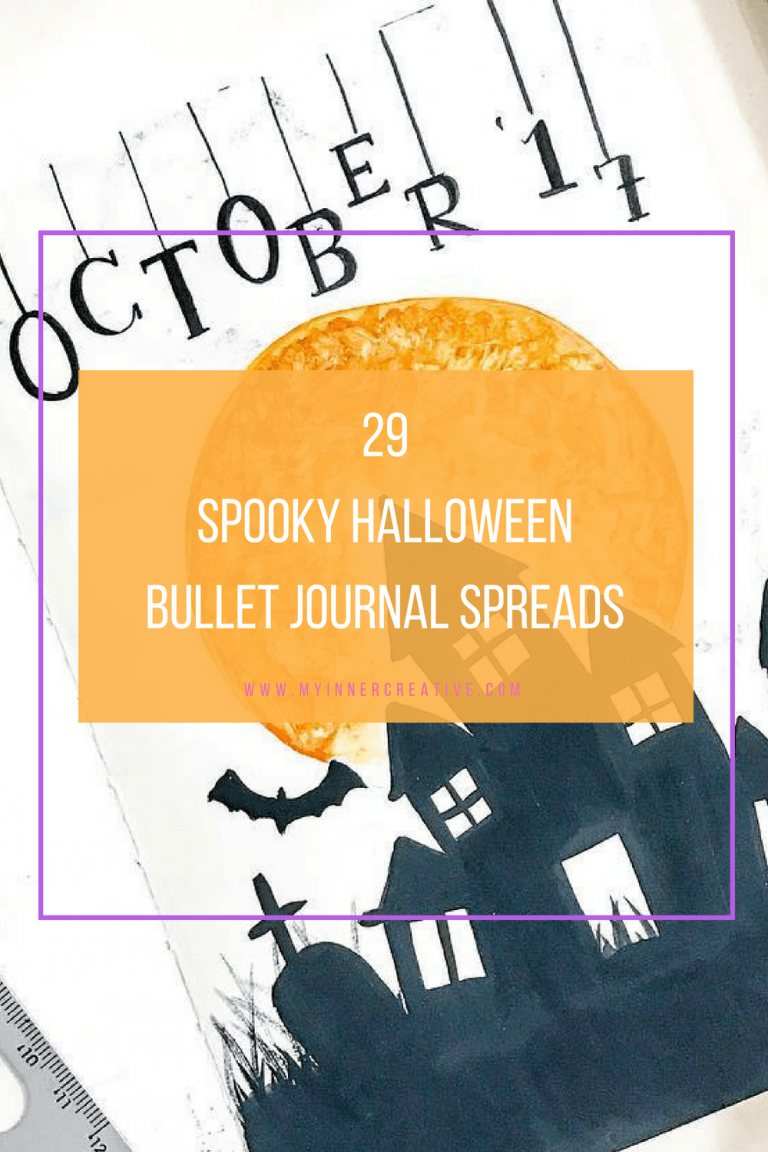 29 Spooky Halloween Bullet Journal Layouts and Spreads