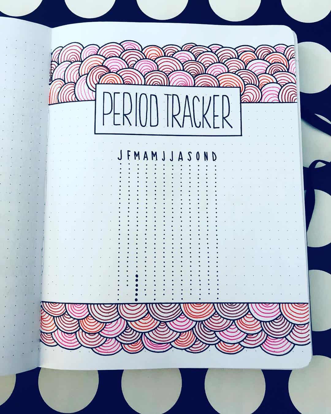 bullet journal period tracker layout ideas (22) | My Inner Creative