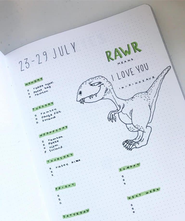 dinosaur spreads and layouts