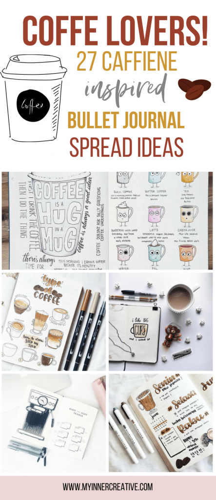 coffee bullet journal layout idea