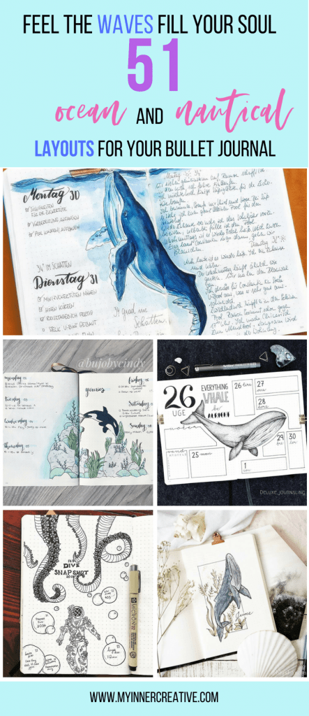 ocean inspired bullet journal layout (2)