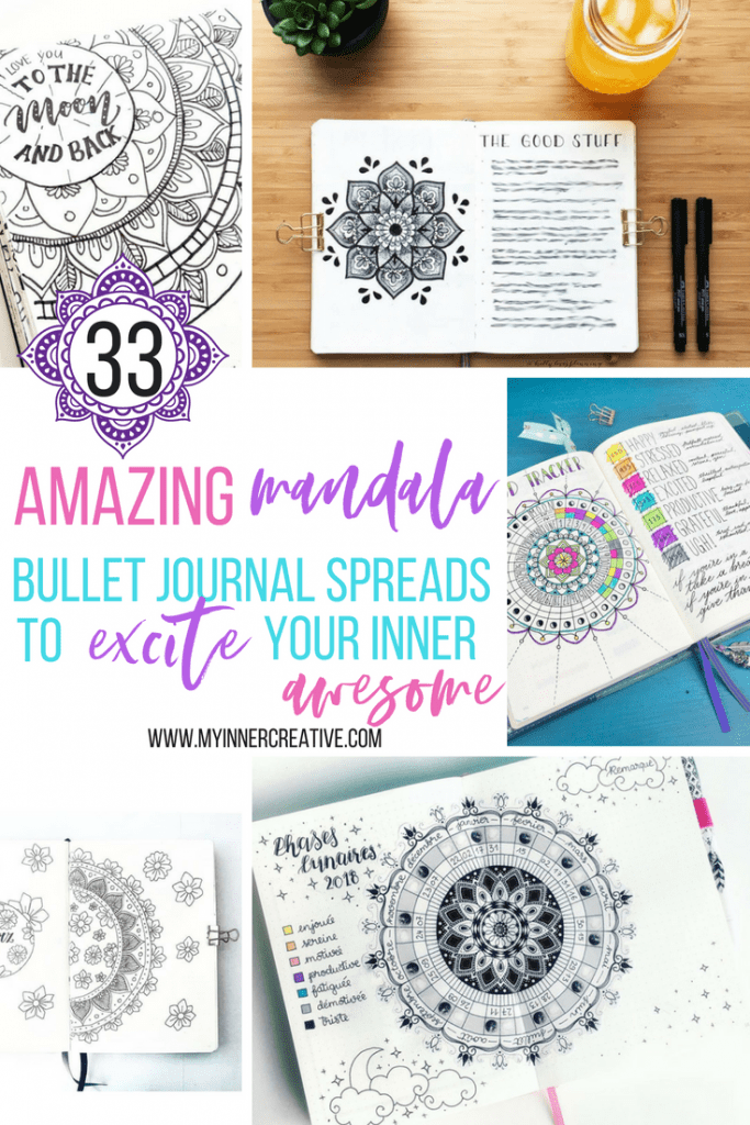 mandala bullet journal layouts