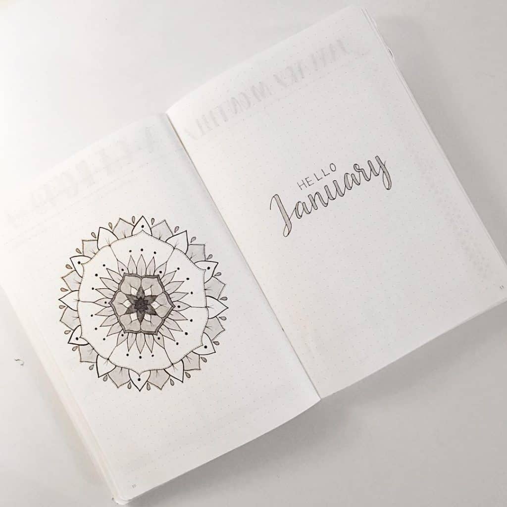 Mandala bullet journal ideas