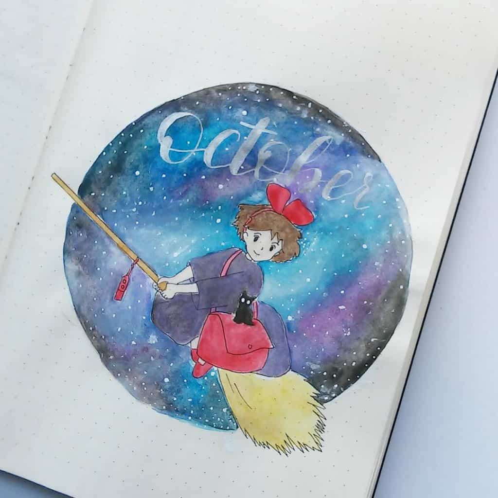 Studio Ghibli themed bullet journal ideas