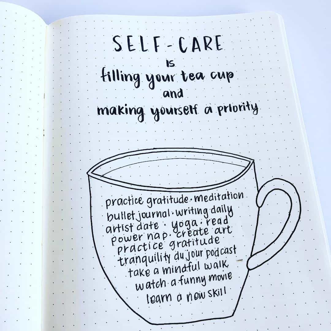 Self Care Bullet Journal Ideas My Inner Creative 