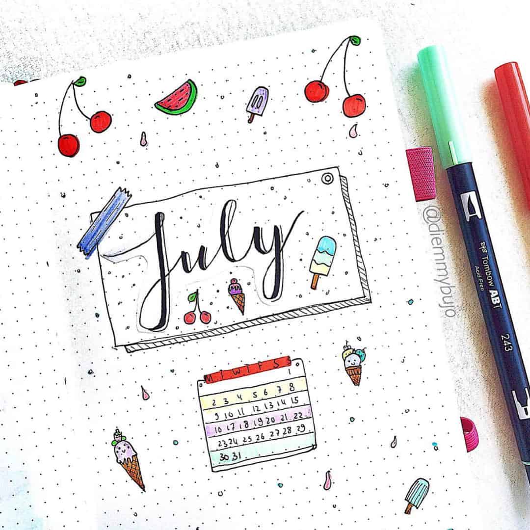 Watermelon bullet journal ideas | My Inner Creative