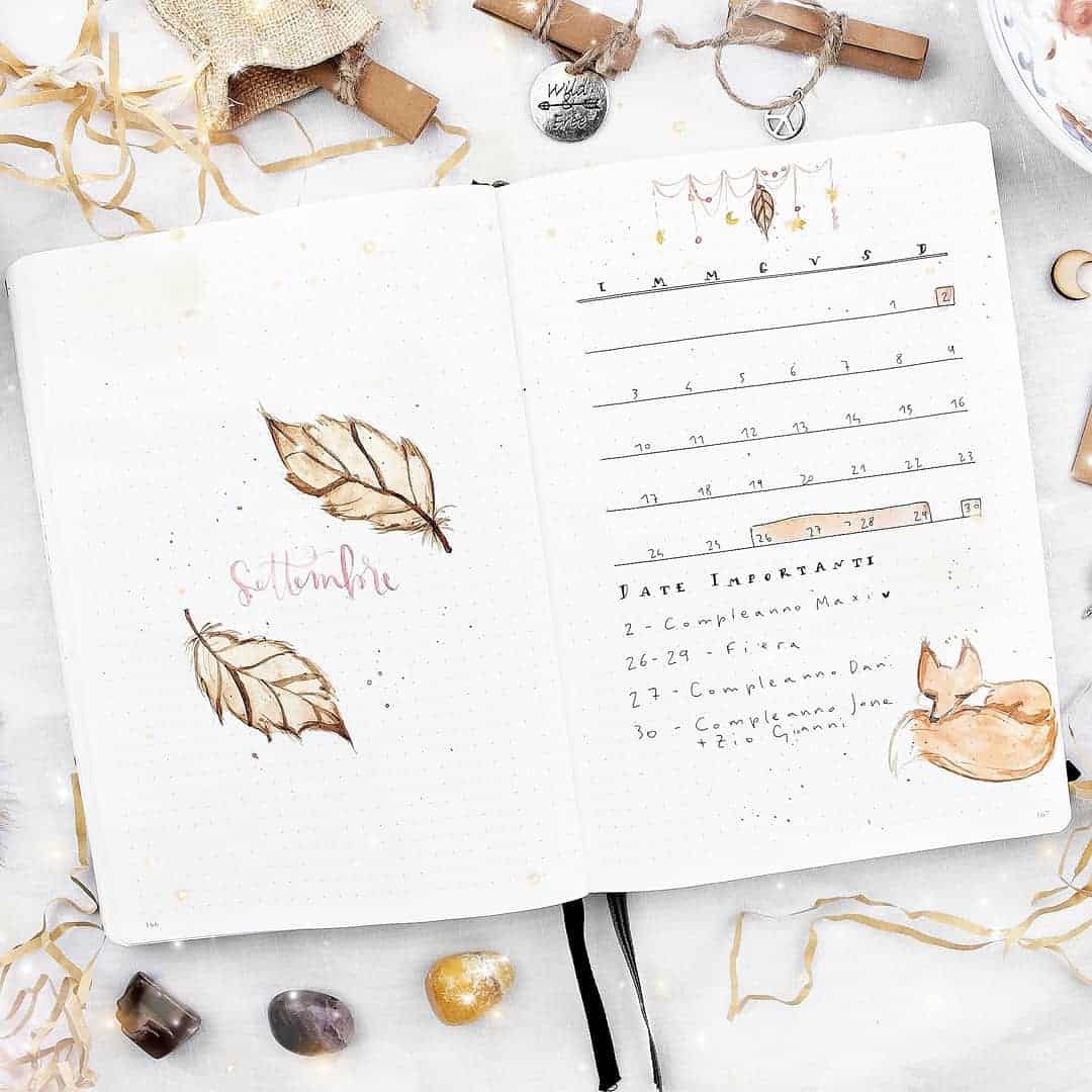 Fox themed bullet journal ideas | My Inner Creative