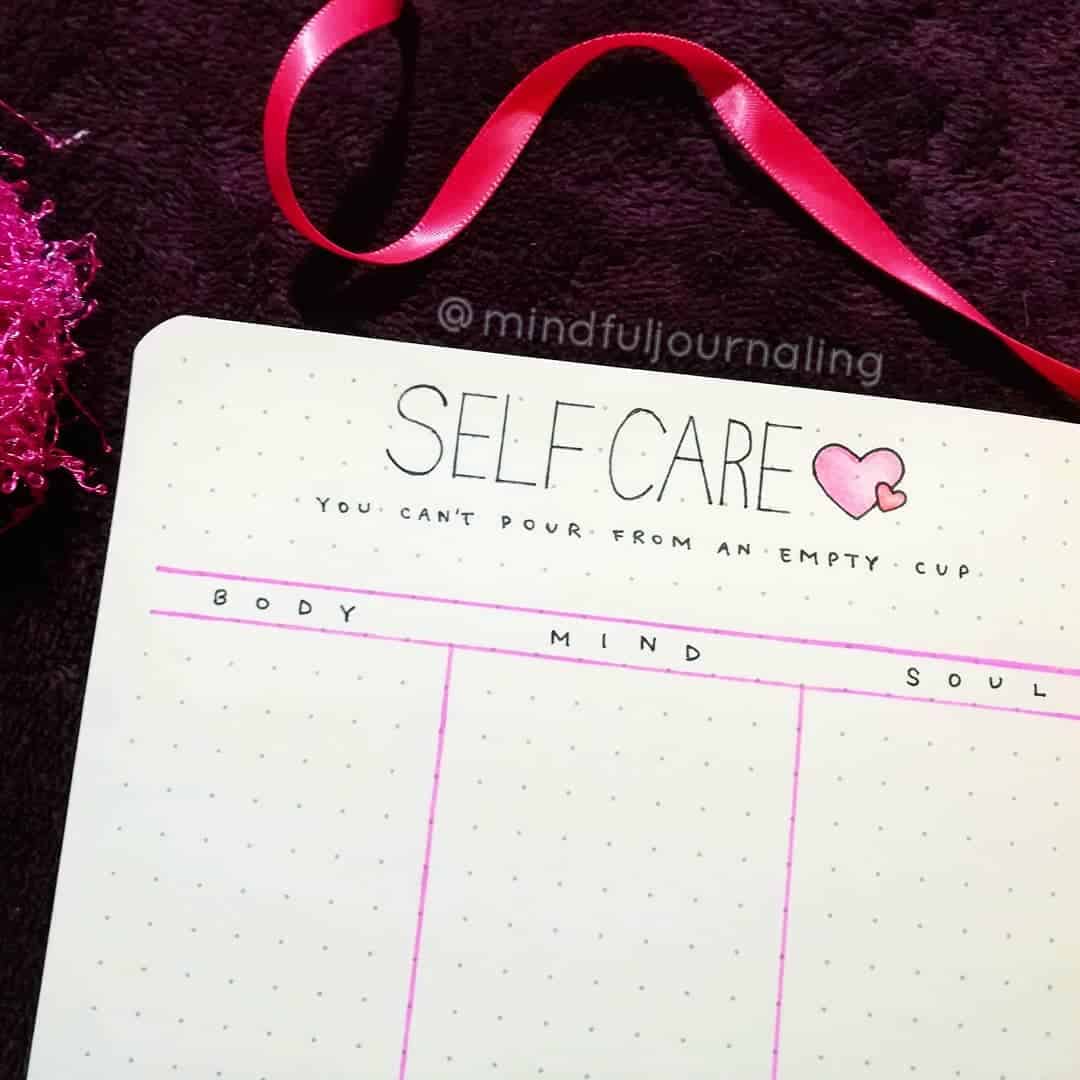 Self care bullet journal ideas | My Inner Creative