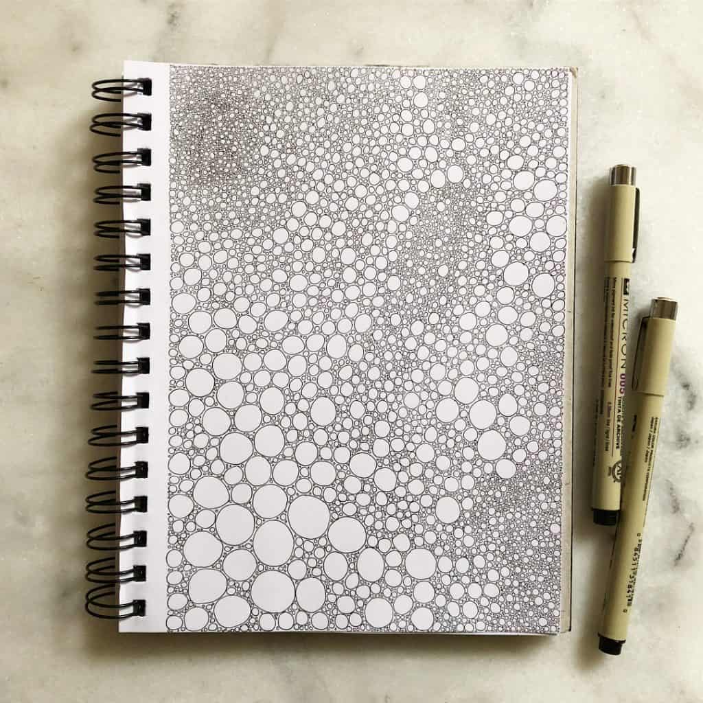 Patterned bullet journal themes
