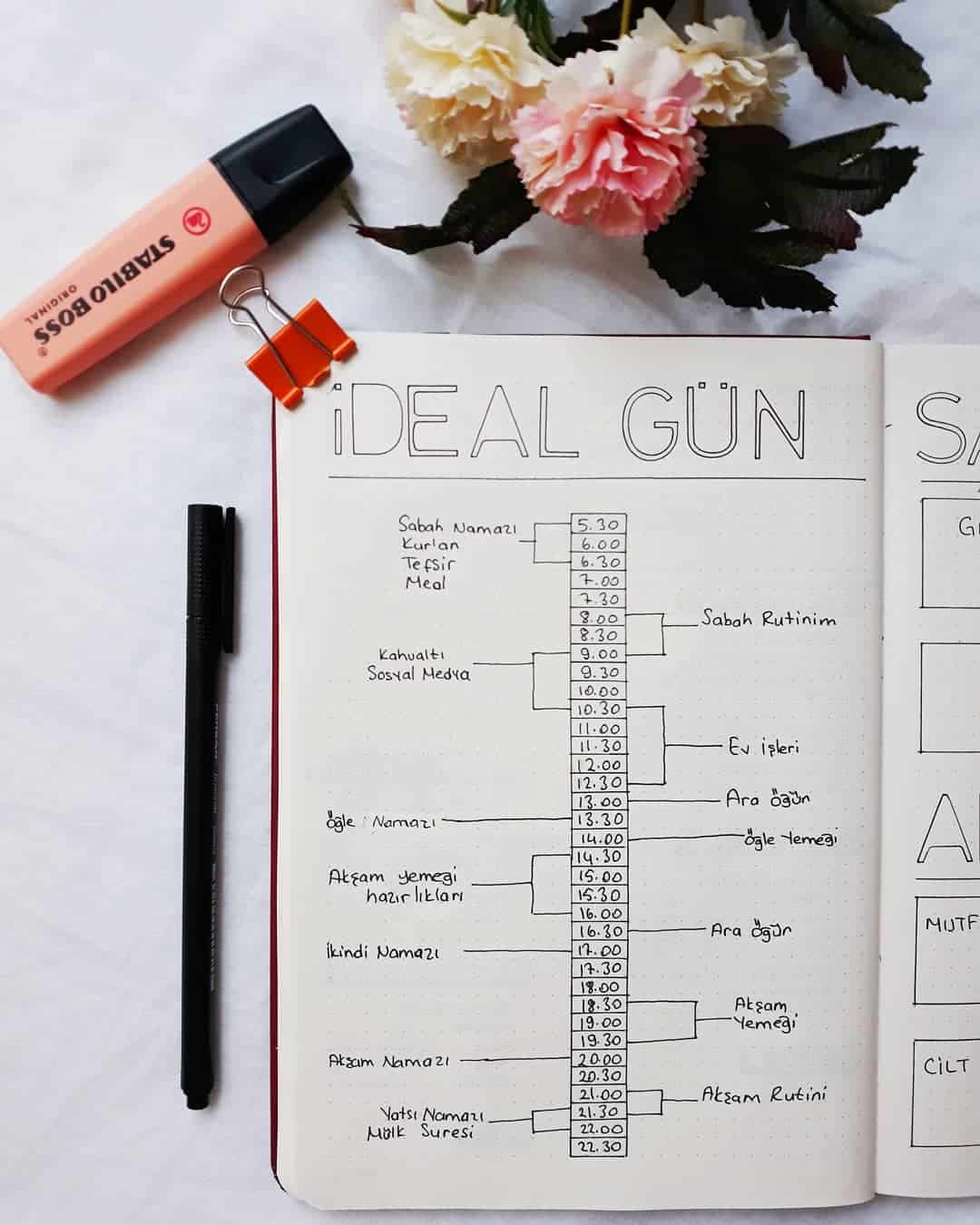 17 Routine Spreads In Your Bullet Journal To Bring You More Structure
