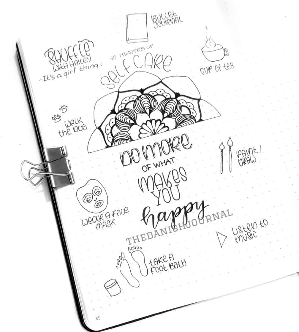 Self Care Bullet Journal Ideas My Inner Creative 