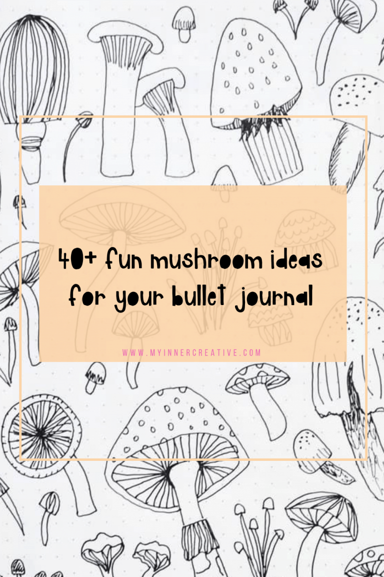 40+ Mushroom Bullet Journal Theme Ideas