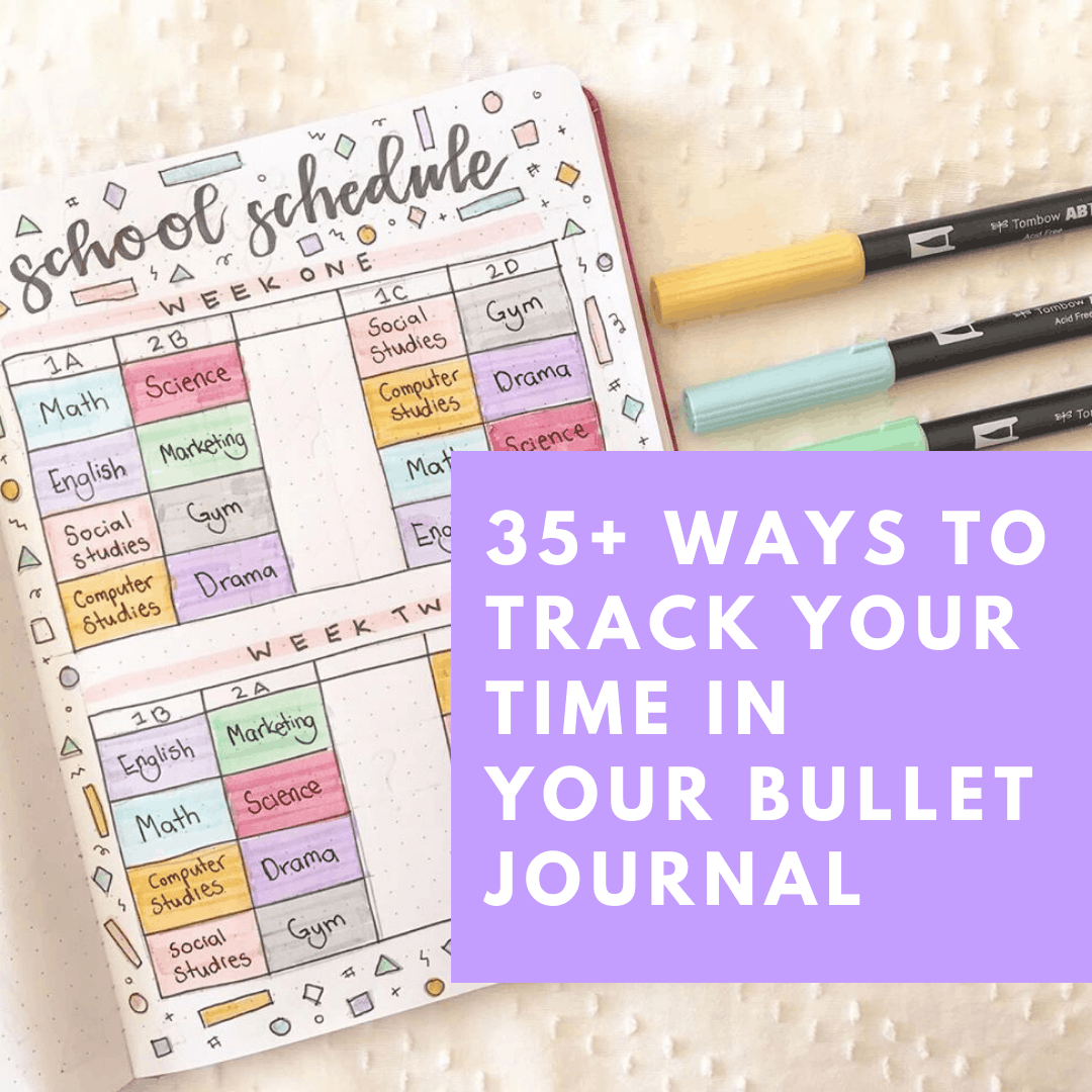 35+ Time Tracker Bullet journal layouts to change your thinking about ...