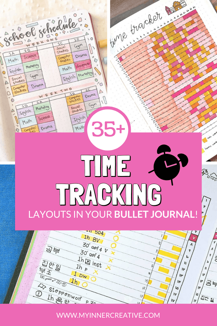 35+ Time Tracker Bullet journal layouts to change your thinking about ...